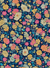 colorful abstract Floral: A riot of colors and shapes in this mesmerizing pattern. Dive into a world of vibrant beauty.
