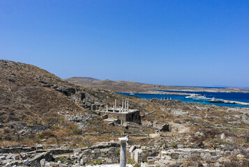 View of the Ruins of Delos