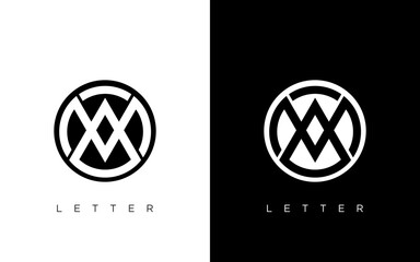 Initial MA letter Logo Design vector Template. Abstract Letter MA logo Design