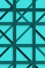 Turquoise minimalist grid pattern