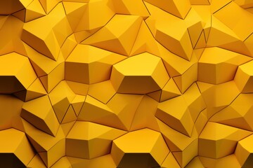 Yellow tessellations pattern
