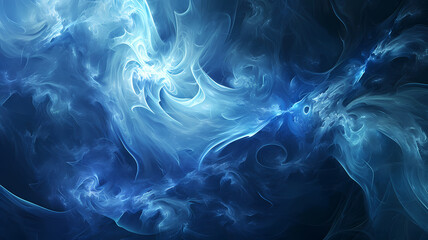 abstract digital art background with blue colors