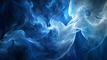 abstract digital art background with blue colors