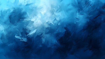 abstract illustration digital art background with blue colors - obrazy, fototapety, plakaty