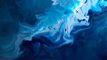 abstract digital art illustration background with blue colors