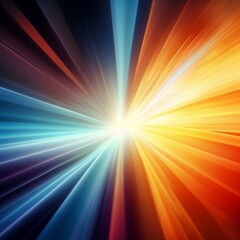 abstract colorful background with rays