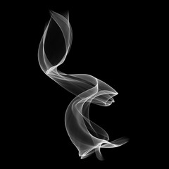 Smoke Foggy Transparent Element in Black