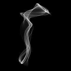 Smoke Foggy Transparent Element in Black