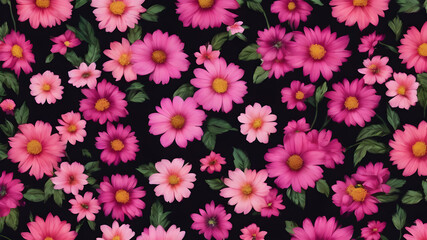 Seamless floral background, flower pattern background, flower pattern illustration. 