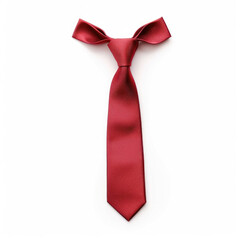 Bordeaux Tie isolated on white background