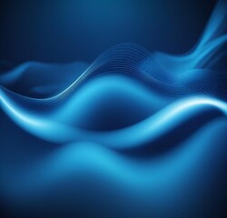 abstract blue background with various waves
