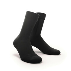 Black Socks isolated on white background