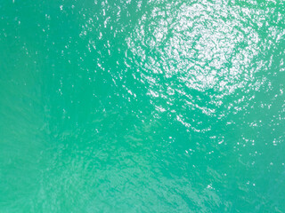 Fototapeta na wymiar Top view tropical sea beach seascape,Waves texture background,Summer sea waves nature background