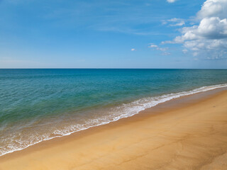 Amazing tropical sea beach landscape background,Summer sea seascape background,High angle view ocean nature background
