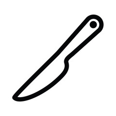 knife icon for graphic and web design