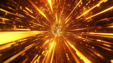 Fototapeta na wymiar Hyperspace Stars Travel, Time warp, traveling in space,Abstract flight in retro neon hyper warp space in the tunnel, high speed wave lines and flare lights backgrounds.