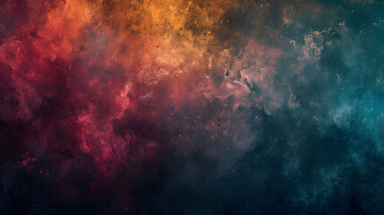 A vibrant galaxy filled with swirling, kaleidoscopic clouds of endless possibility