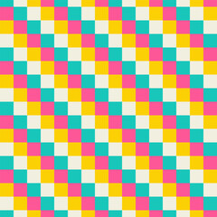 Essential geometric printable seamless pattern with abstract Minimal elegant line form stroke shapes in vibrant colors. Modern simple background in minimalist mid century style vector wall art