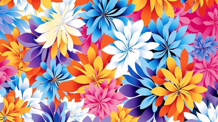 beautiful romantic flower illustration design. Generative Ai