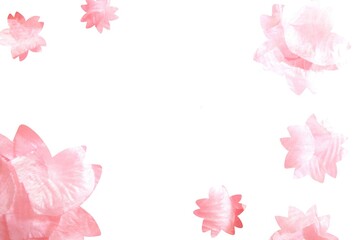 Fototapeta na wymiar 桜のメッセージカード