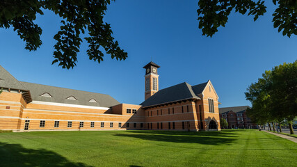 Grand Valley State University, Richard M. DeVos Center building in grand Rapids, Michigan.