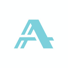 Vector letter a design with creative unique element idea concept and icon