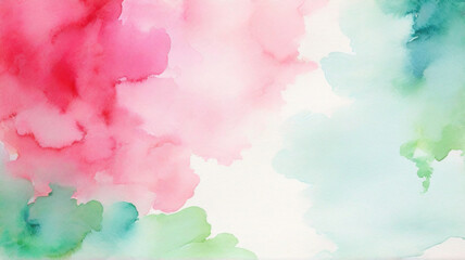 Obraz premium Abstract bright surface paper texture colorful watercolor defocus blurred background
