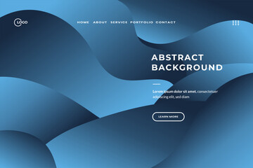 Waves Blue Abstract Background perfect for creating a dynamic and modern look on your website that will grab attention instantly - obrazy, fototapety, plakaty