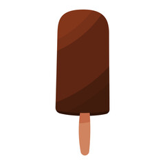 ice cream summer heat chocolate icon element