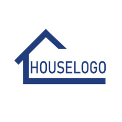 simple house logo template vector design