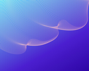 abstract blue background with curve line