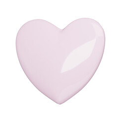 Valentine 3D icon image Ideal for digital greetings, this 3D image conveys affection with elegance and adds a touch of celebration isolated on a transparent background.