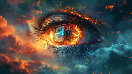 Beautiful eye in space.