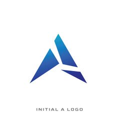 Initial Letter A Logo Design Template Vector Illustration