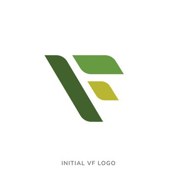 Modern Initial Letter VF Logo Design Template Vector Illustration