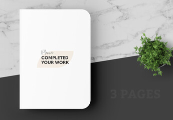 White and Cream Project Planner