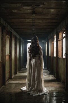 AI generated GHost in the hall way