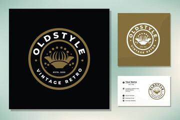 Classic Vintage Retro Label Badge logo design for cloth apparel