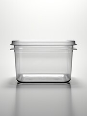 3d rendering of transparent jar