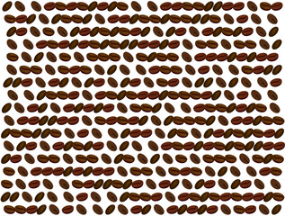 Coffee bean backgrounds pattern illustration image. Vector coffee.