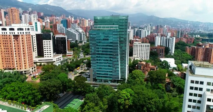 The outstanding luxurious landmarks in Medellin city center. 