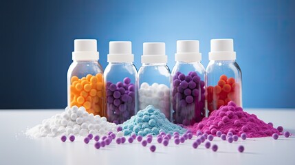 3d printed drug formulations solid color background - obrazy, fototapety, plakaty