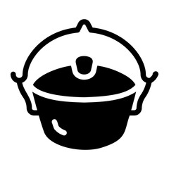 cooking pot Solid icon