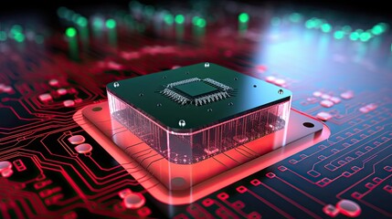 Nanoscale biosensors for diagnostics solid color background