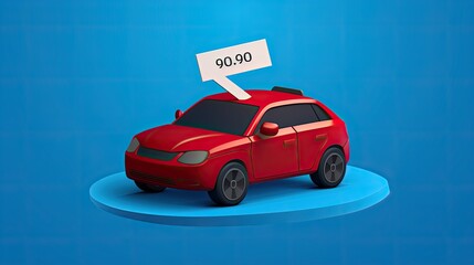 Real time vehicle recall status updates solid color background