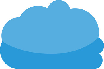 Blue Cloudscape Illustration
