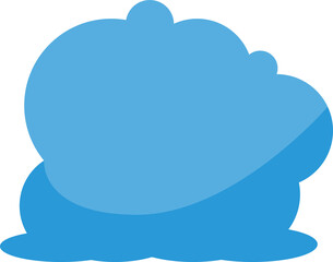 Blue Cloudscape Illustration
