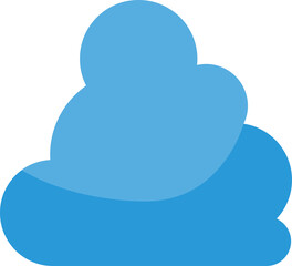 Blue Cloudscape Illustration
