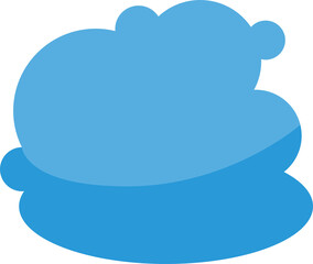 Blue Cloudscape Illustration
