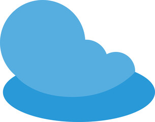 Blue Cloudscape Illustration
